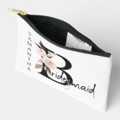 Bruidsmeisje Bloemenbrief Boho Floral gepersonalis Etui (Open)