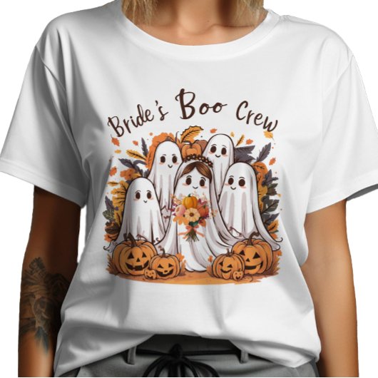 Bruidsmeisje Boo Crew Wedding T-shirt