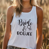 Bruidsmeisje Bruid en Boujee Bruiloft Tanktop