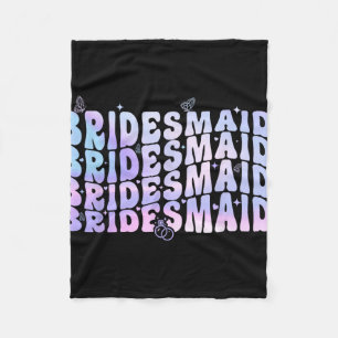 Bruidsmeisje Bruid Ik Doe Crew Groovy Bachelorette Fleece Deken