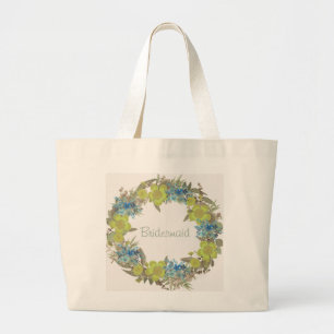 Bruidsmeisje Bruid Moeder Bruidegom Bloemenmeisje Grote Tote Bag