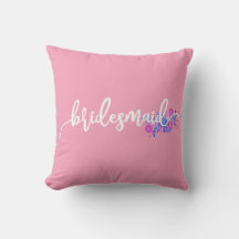 Bruidsmeisje bruiloft kalligrafie | SIERKUSSEN