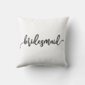 Bruidsmeisje bruiloft kalligrafie | SIERKUSSEN (Achterkant)