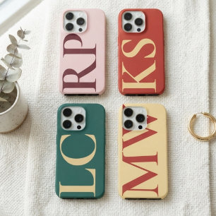 Bruidsmeisje Elegante Groene Trouw Bruid Initiaa iPhone 15 Pro Hoesje