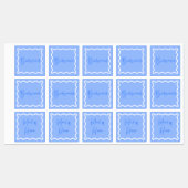 Bruidsmeisje en Maid of Honor Blue Labels (Vel)