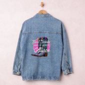 Bruidsmeisje Fancy Cowboy Boots Denim Jacket (Hangar)