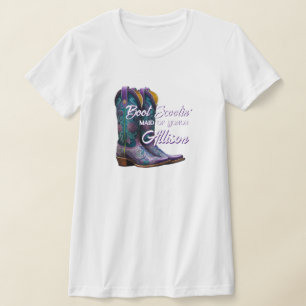 Bruidsmeisje Fantasie Cowboylaarzen T-shirt