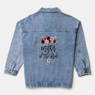Bruidsmeisje feestelijke bruiloft voor bruid Moede Denim Jacket