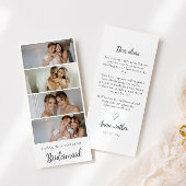 Bruidsmeisje Fotostrip 4 Afbeeldingen voorstel Kaa Save The Date