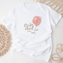 Bruidsmeisje Gifts T-Shirt - Gouden Daisy