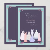 Bruidsmeisje Gowns Bruidsmeisje Verzoek Kaart (Voorkant / Achterkant)