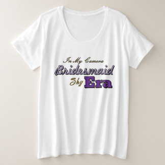 Bruidsmeisje grote maat t-shirt