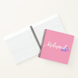 Bruidsmeisje Huwelijk Calligrafie Gastboek Notitie Notitieboek