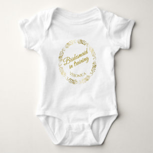 Bruidsmeisje in opleiding Fun Baby One Piece Romper