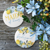 Bruidsmeisje Lemon Vrijgezellenfeest Pin op Button