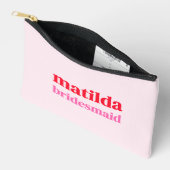 Bruidsmeisje Minimal Rood en Roze Bachelorette Etui (Open)