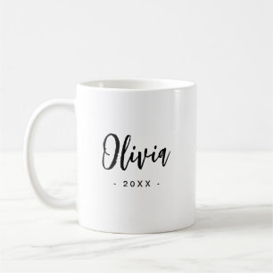 Bruidsmeisje Modern Mok Cadeau Zwart Wit