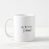Bruidsmeisje? Mok DK Brunette Bride DK Brunette Ma (Links)