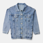 bruidsmeisje naam team bruid denim jacket (Voorkant)
