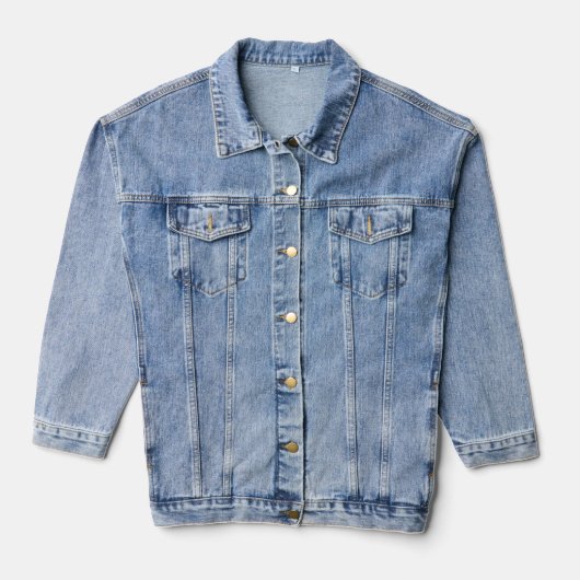 bruidsmeisje naam team bruid denim jacket (Voorkant)
