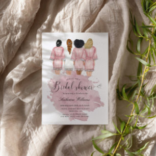 Bruidsmeisje Robes Blush Roze Vrijgezellenfeest