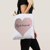 Bruidsmeisje roos gouden hart tote bag (Dichtbij)