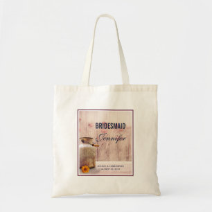 Bruidsmeisje Rustieke Melkbus Landelijke Trouwdag Tote Bag