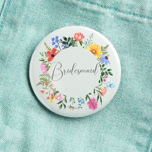 Bruidsmeisje Script Bruiloft  Ronde Button 3,2 Cm
