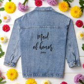 Bruidsmeisje Trouwfeest Bruidsfeest Denim Jacket