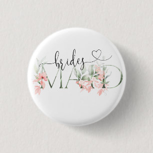 Bruidsmeisje voorstel cadeau vrijgezellenfeest gun ronde button 3,2 cm