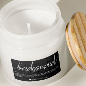 Bruidsmeisje Voorstel Favor Label Sticker