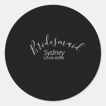 Bruidsmeisje vrijgezellenfeest naam modern 