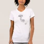 Bruidsmeisje vrijgezellenfeest of bruids douche  t-shirt (Voorkant)