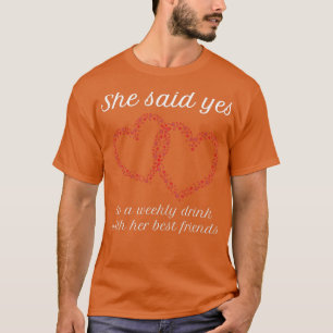 bruidsmeisje vrijgezellenfeest vrijgezellenfeest t-shirt