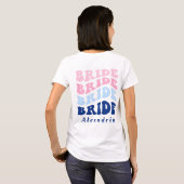 Bruidsmeisjes Afscheidsfeest Strand Achterkant Ont T-shirt (Achterkant volledig)