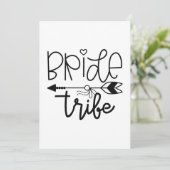 Bruidsmeisjes Bedankkaart (Staand voorkant)