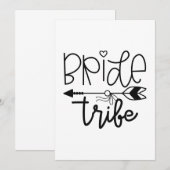 Bruidsmeisjes Bedankkaart (Voorkant / Achterkant)