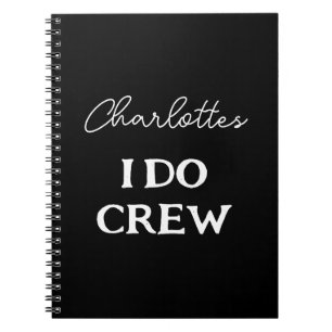 Bruidsmeisjes Bruiloft Ik Doe Crew Feest Planner Notitieboek