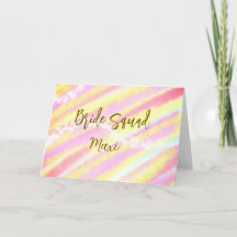 Bruidsmeisjes gouden pastel roze kleurrijke glitte