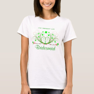 Bruidsmeisjes Iers Fancy Celtic Dames T-shirt