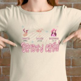 Bruidsmeisjes Jubileumfeest Bruid T-shirt