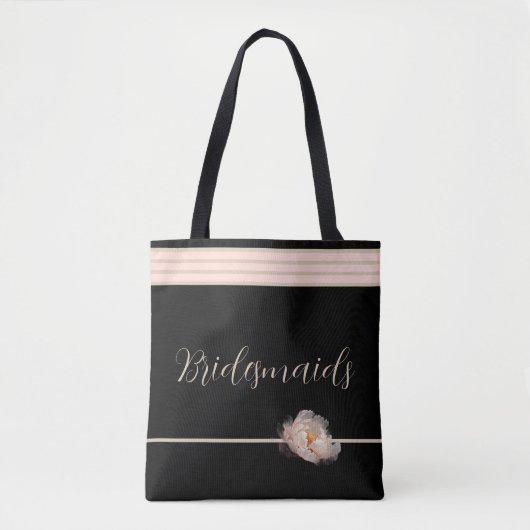Bruidsmeisjes Peony canvas tas (Voorkant)