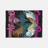 Bruidsmeisjes Retro Camping Kampioenschap Bruiloft Fleece Deken (Voorkant (Horizontaal))