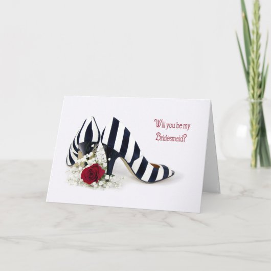 Bruidsmeisjes Schoenen en Roos (Voorkant)