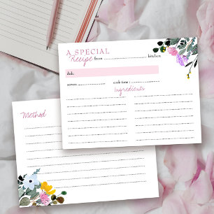 Bruidsmeisjesfeest Receptkaart voor in de Wilde Bl Briefkaart