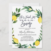 Bruidsmeisjeskrans bruiloft uitnodiging (Voorkant)