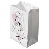 Bruidsmode roze cadeautas medium (Voorkant Gekanteld)