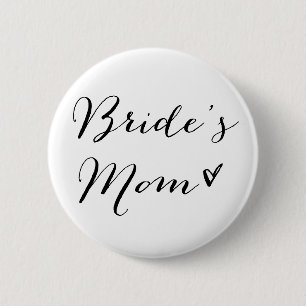 bruidsmoeder   Button voor moderne kalligrafie