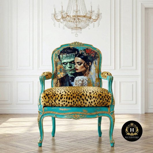 Bruidspaar Bruid van Frankenstein Decoupage Tissuepapier