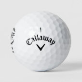 Bruidspaar Golfballen (Logo)